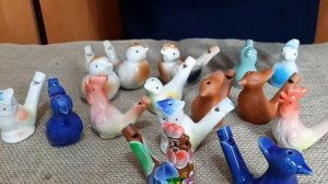 Глиняная свистулька | Cвистулька птичка