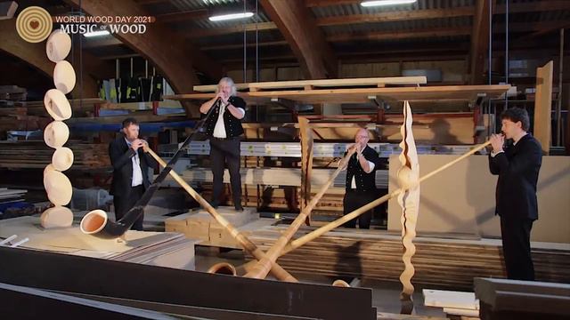 WWD 2021 Music of Wood - Alphorn Experience - Chanson du berger ruandais смотреть онлайн
