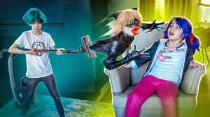 МОЙ ПАРЕНЬ – ДОМАШНИЙ ПИТОМЕЦ! Если бы ЛЮДИ БЫЛИ КОТАМИ! Супер Кот и Маринетт в реальности!