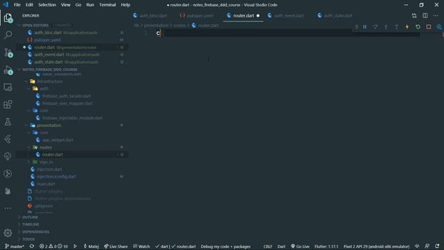 Flutter Firebase & DDD Course [10] - Navigation Based on Auth State смотреть онлайн