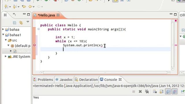 java tutorial - 8 - While Loop - تعلم البرمجة بلغة جافا смотреть онлайн