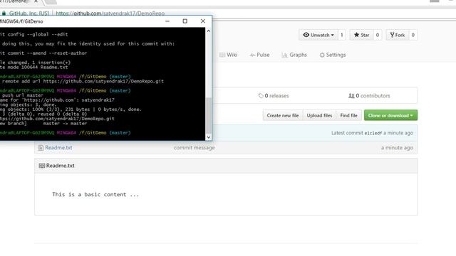 Basic GIT Commands смотреть онлайн