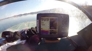 работа эхолота Lowrance Elite-5x HDI