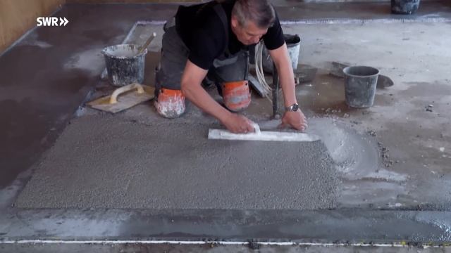 Wie man einen Terrazzoboden gießt | SWR Handwerkskunst смотреть онлайн