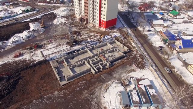 Ход строительства, март 2017 (0+) смотреть онлайн