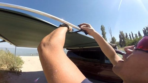 Установка и эксплуатация автомобильной маркизы Use Roof