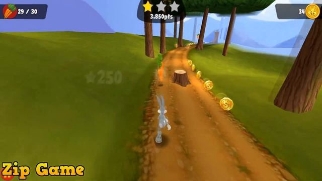 Looney Tunes Dash - Fullscreen gameplay walkthrough part 3 - Wabbit Season levels 1-5 ios / android смотреть онлайн