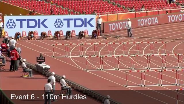 Ashton Eaton Decathlon World Record 9045 - 2015 IAAF World Championships