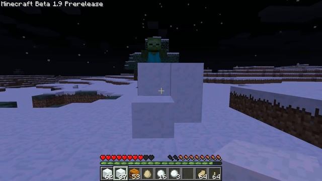 Minecraft: Beta 1.9 Prerelease - Snow Biome And Golems (Snowmen)