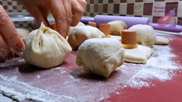 На скорую руку, за 30 минут! Пышные БУЛОЧКИ с сосисками на завтрак и для перекуса, ВКУСНО и БЫСТРО!