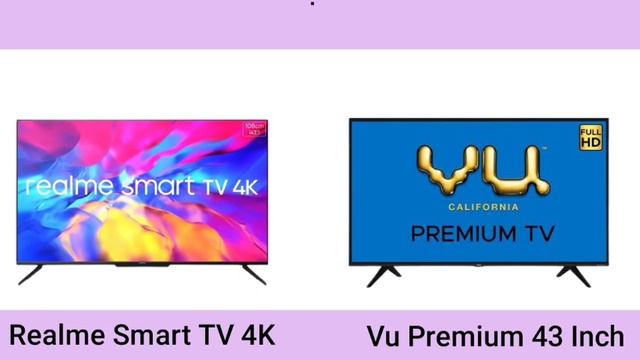 Realme Smart TV 4K (43 Inch) Vs Vu Premium (43 Inch) смотреть онлайн