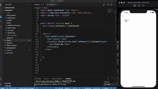 React Native Tutorial 31 - How to use Pressable Component in React Native смотреть онлайн