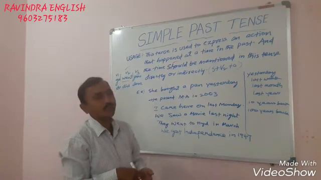 ENGLISH GRAMMAR SIMPLE PAST TENSE-Usage смотреть онлайн