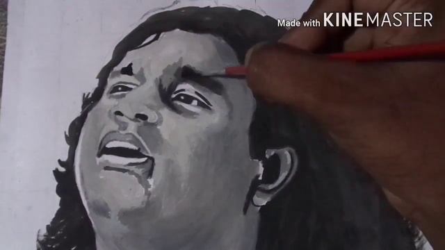 AR Rahman | Water painting | Time lapse смотреть онлайн