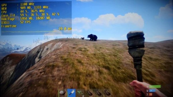 Rust on Ryzen 3 2200G Vega 8 - 720p Test