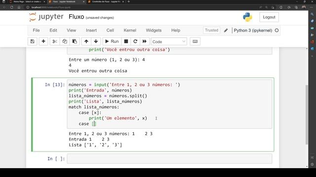 Python - Controle de Fluxo 07 - "match" "case" para tratar padrões смотреть онлайн