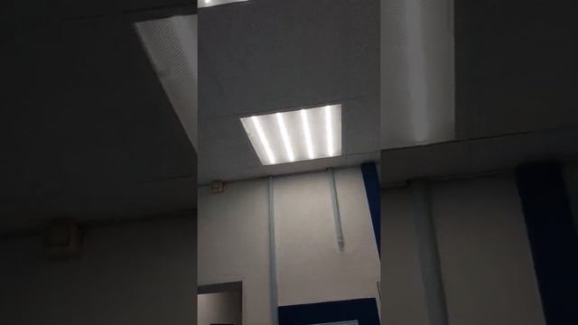 Замена светильников на новые потолок Армстронг. смотреть онлайн