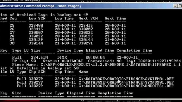 Oracle DBA Justin - How the RMAN recovery window retention setting works # 2 of 2 смотреть онлайн