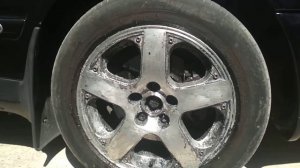 Смывка краски с дисков авто. Убираем краску. Как убрать краску