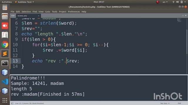 PHP Tutorial #20 | Palindrome of a string in PHP | Interview programs | Tamil смотреть онлайн