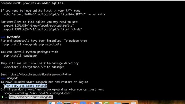 Mac - Tools for IT Professionals - 13 Managing Softwares such as MongoDB using brew смотреть онлайн