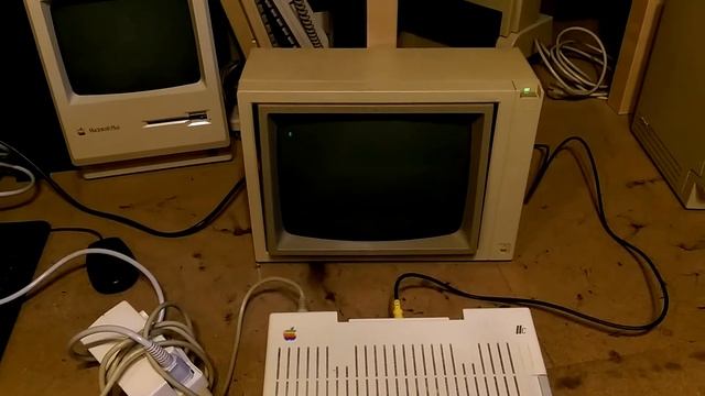 Apple Monitor II quick test with Apple IIc смотреть онлайн