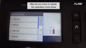 How to reset Toner Cartridge Brother MFC-L3710 3730 3750