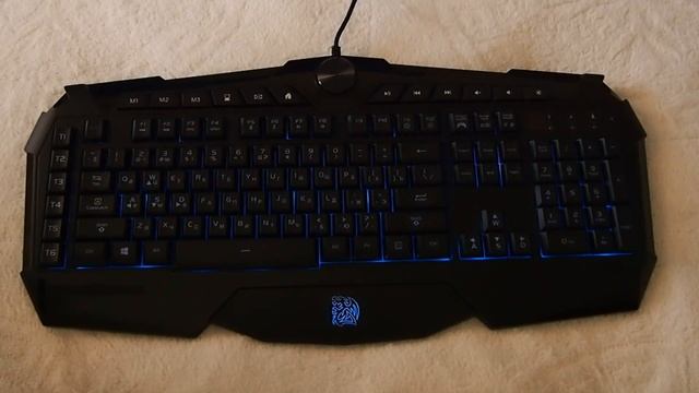 TT eSports Challenger Prime - Работа подсветки клавиш (день) смотреть онлайн