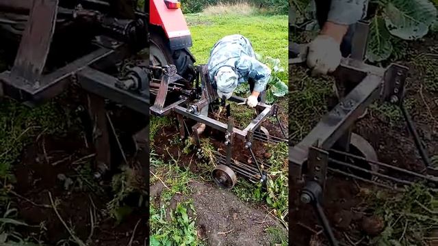Капаем картофель грохотной копалкой. смотреть онлайн