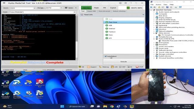 Vivo Imei Repair ?For MT6765 CPU GAME OVER? With New Security NO BROM #VivoNewSecurityImeiRepair смотреть онлайн