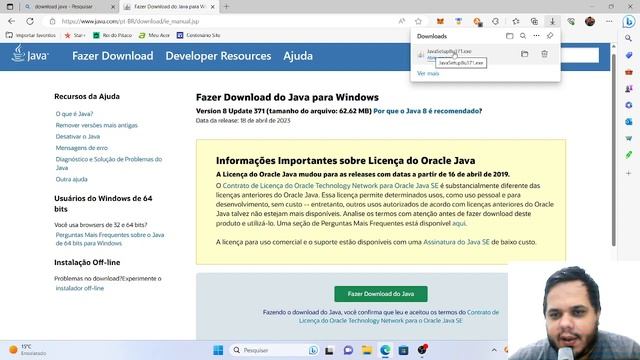 Java - Como baixar e Instalar - 2023 смотреть онлайн