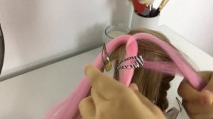 Как плести цветные косы с КАНЕКАЛОНОМ. Самый простой способ вплетения канекалона