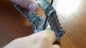 замена батарейки в ручных часах CASIO