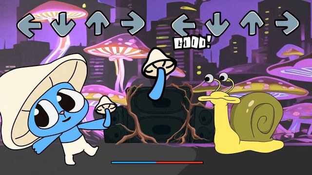 The Smurf Cat Unleashed: SpongeBob's Epic FNF Showdown! Slow Seline (The Garten Of Banban 3)