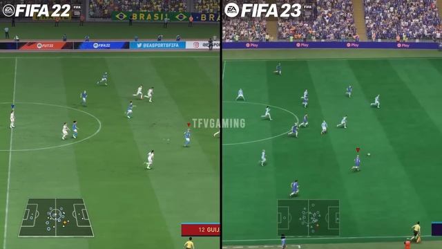 FIFA 23 vs FIFA 22 - Gameplay Comparison смотреть онлайн