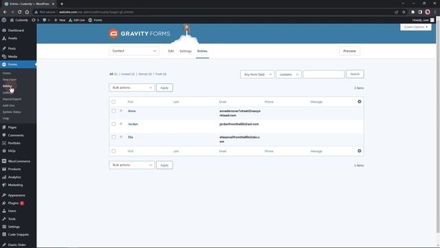 How to Access User Submitted Data in WordPress with Gravity Forms and Contact Form 7 смотреть онлайн