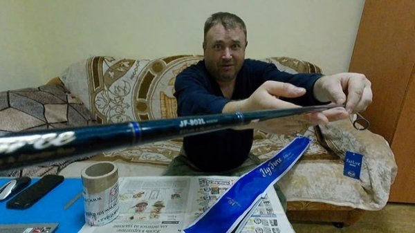 Новый спиннинг HEARTY RISE jig force 4-18g, распаковка посылки!