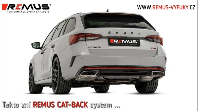 REMUS pro Škoda Octavia IV RS 2.0 TSi od 10/2020 смотреть онлайн