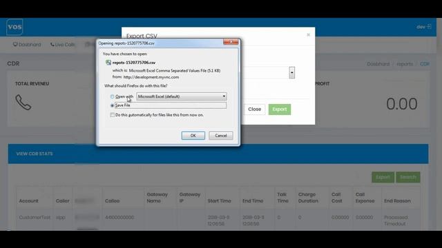 How to generate Reports in VOS3000 Web V3.0 (New Feature) смотреть онлайн