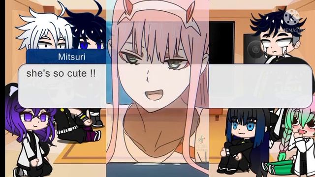 Hashira's react to f!y/n as zero two // Yuki Onna смотреть онлайн