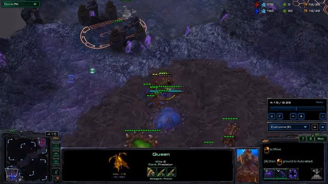 StarCraft 2 Wings of Liberty - Easily Beating Elite AI смотреть онлайн