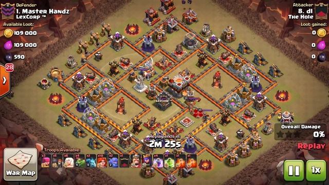Kitchen Sink TH10 3 Star Army (GoHoBoVaLo) | Golem Walk | Post Update Strategy | TH10 War Attack смотреть онлайн