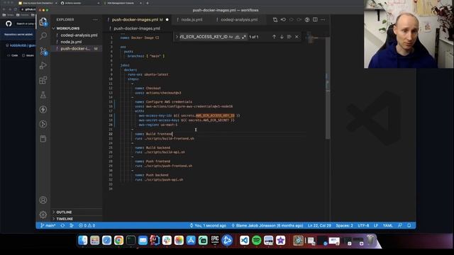 How to move from DockerHub to AWS ECR using GitHub Actions смотреть онлайн