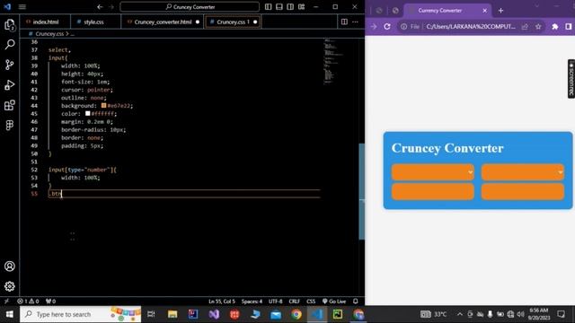 Currency Converter using HTML, CSS and JavaScript смотреть онлайн