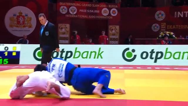 Дзюдо казах победил трёхкратного чемпиона мира, Жансай Смагулов-Масаши Эбинума смотреть онлайн