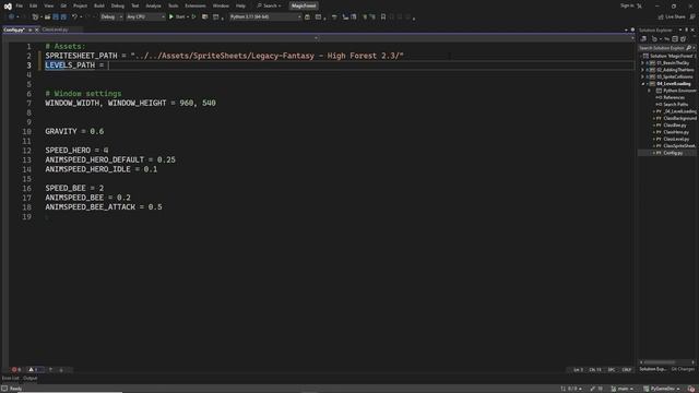 4. Loading the level - Creating a 2D platformer in PyGame смотреть онлайн