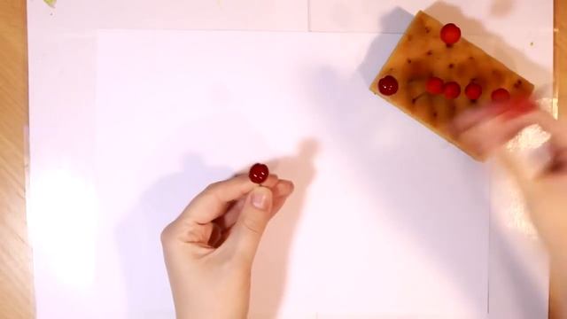 Мастер-класс: Серьги "Вишня" из полимерной глины FIMO/polymer clay tutorial смотреть онлайн