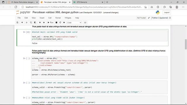 Pengolahan data XML : Validasi file XML dengan Python смотреть онлайн