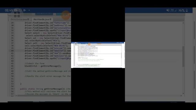 Work with alert box смотреть онлайн