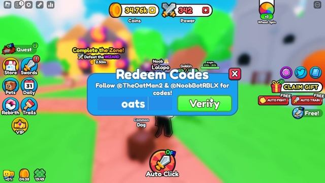 All *Secret* Sword Clickers Simulator Codes 2023 | Codes for Sword Clickers Simulator 2023 - Roblox смотреть онлайн